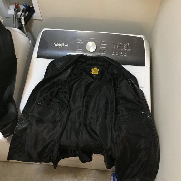 Echtes Leder - Woman Large - Lightweight - button-up Leather Jacket - Midweight - Picture 10 of 11